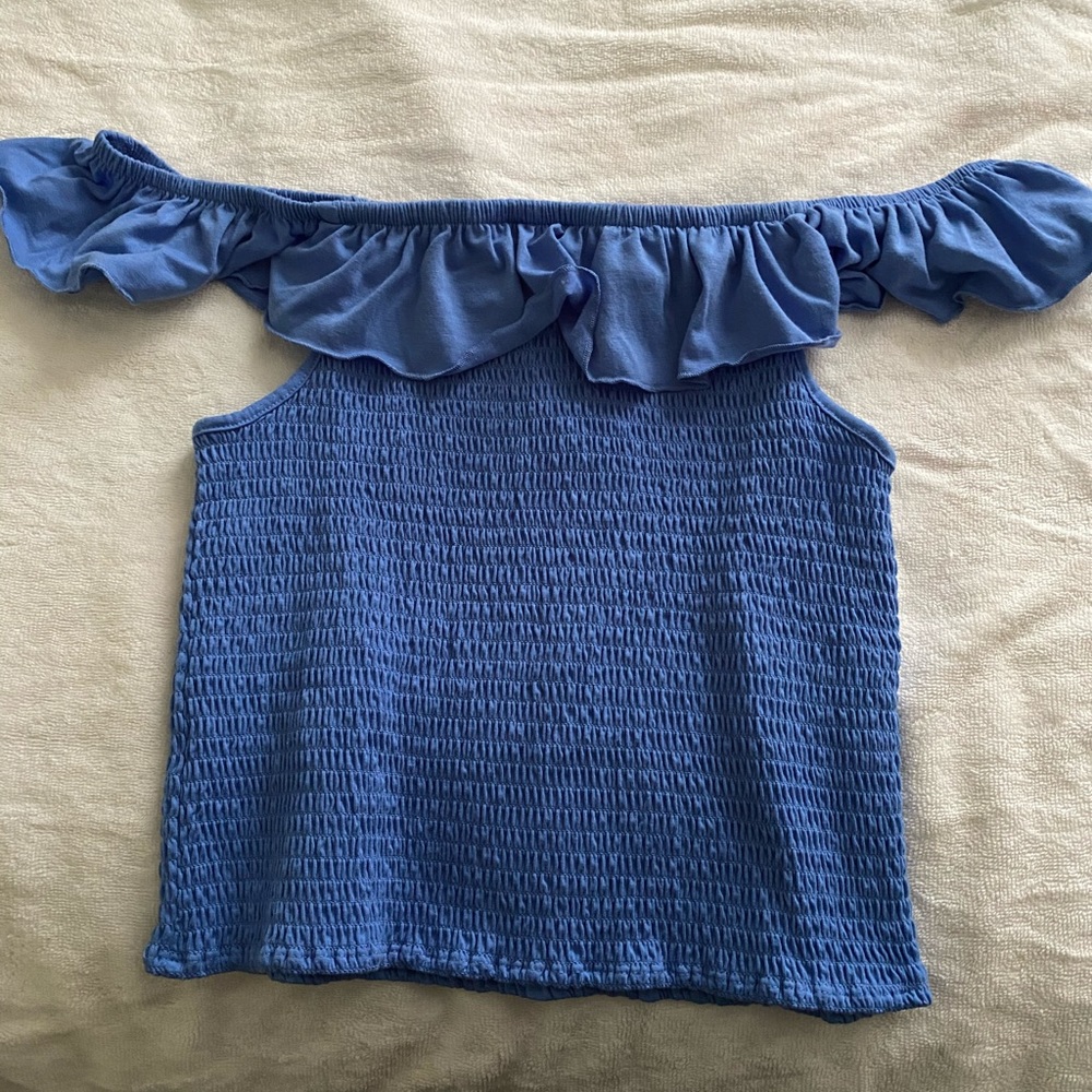 Ruffled Off-the-Shoulder top